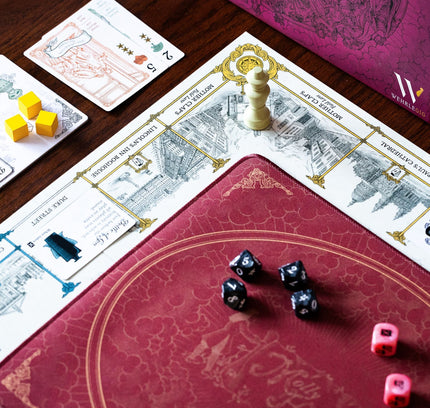 Molly House board and mat shown with a molly visiting Mother Clap's