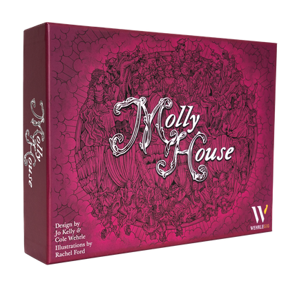 Game box for Molly House a game of queer community and betrayal from Wehrlegig Games