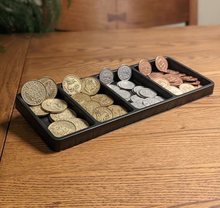 Metal Coins for John Company: Second Edition. The Tray comes included with John Company.